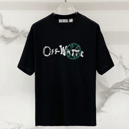 OFF-Whlte Arrow logo print T-shirt #97