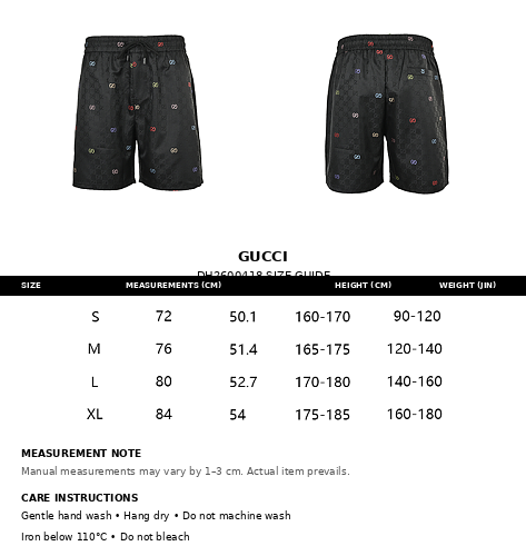 Gucci GG Multicolor Embroidered Shorts – Black Jacquard