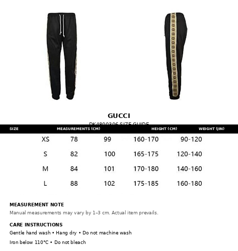 Gucci GG Logo Tape Track Pants