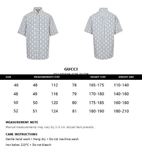 Gucci Horsebit Check Print Short-Sleeve Shirt in White