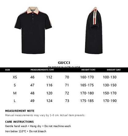 Gucci Web Stripe Polo Shirt