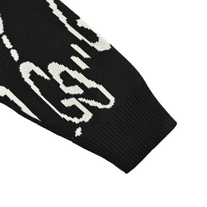 Gucci GG Jacquard Oversized Knit Sweater