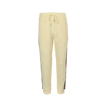 Gucci GG Monogram Web Stripe Jogger Pants