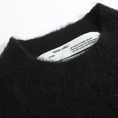 OFF-Whlte Intarsia Knit Sweater#16