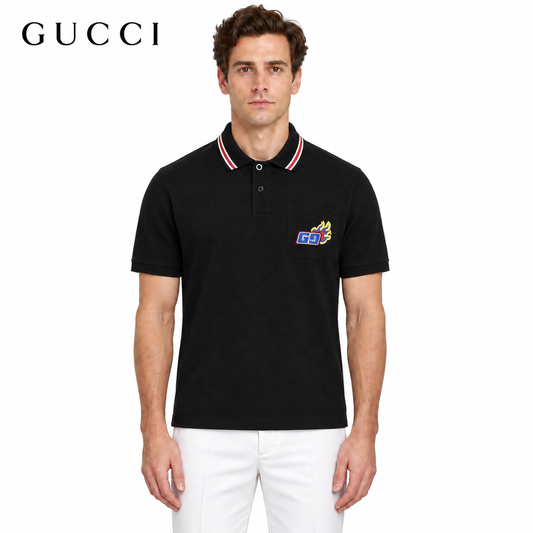 Gucci GG Monogram All-Over Print Polo Shirt