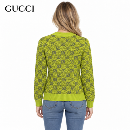 Gucci Unisex Jacquard Crewneck Sweater
