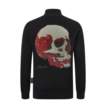 PP Stand collar sweatshirt jacket #4
