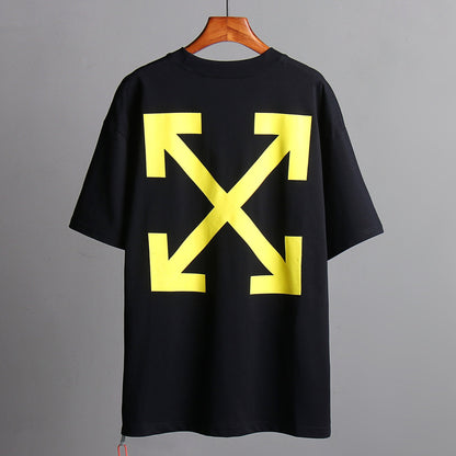 OFF-Whlte Arrow Logo Cotton T-shirt