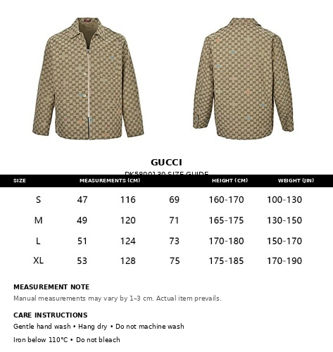 GG Monogram Canvas Jacket with Multicolor Embroidery