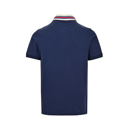 Gucci GG Web Stripe Collar Polo Shirt