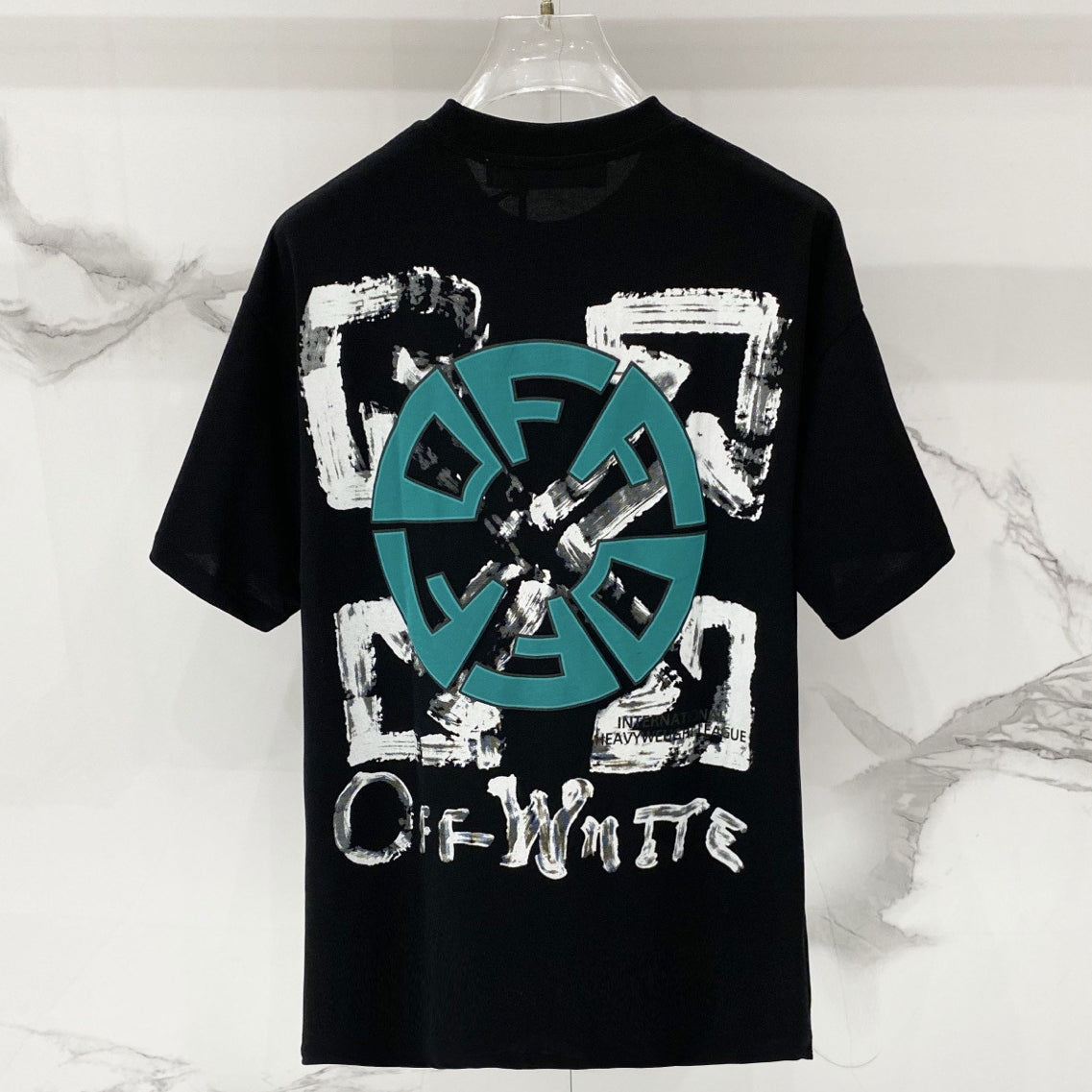 OFF-Whlte Arrow logo print T-shirt #97