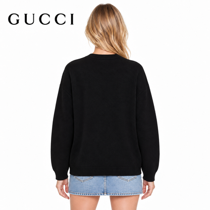 Gucci Unisex Jacquard Crewneck Sweater