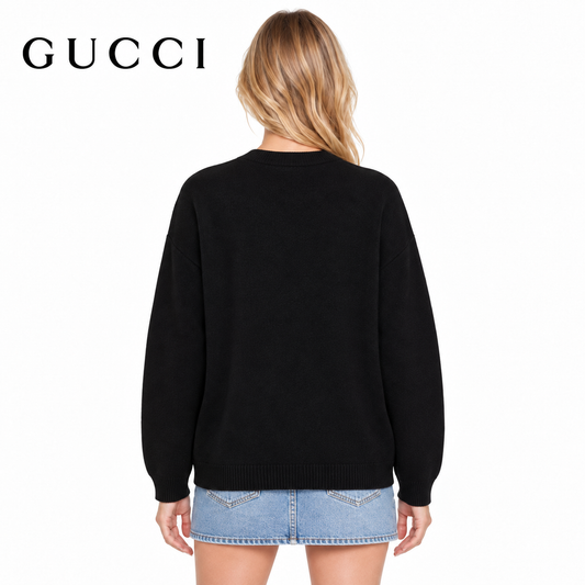 Gucci Unisex Jacquard Crewneck Sweater