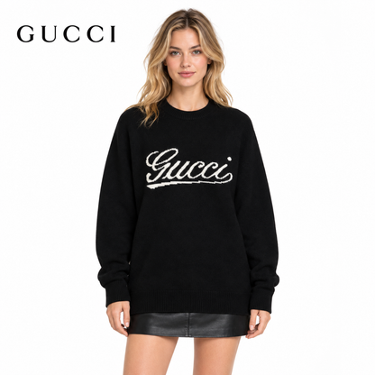 Gucci Unisex Jacquard Crewneck Sweater