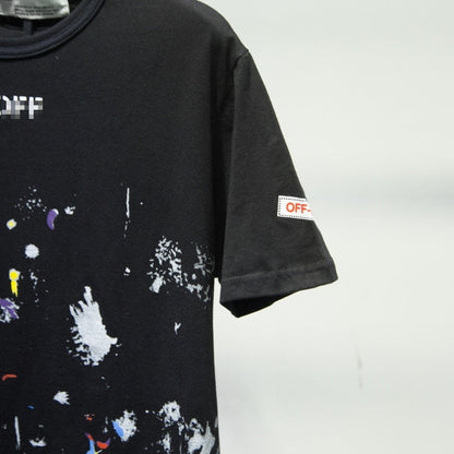 OFF-Whlte Arrow Logo Cotton T-shirt