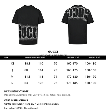 Gucci Spray Paint Logo Oversized T-Shirt