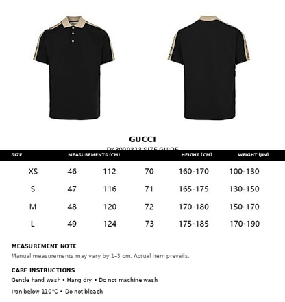 Gucci GG Monogram Polo Shirt – All-Over Diagonal Print