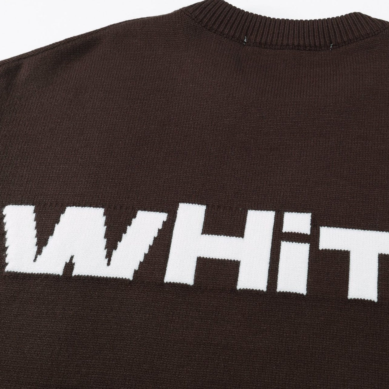OFF-Whlte Intarsia Knit Sweater#6