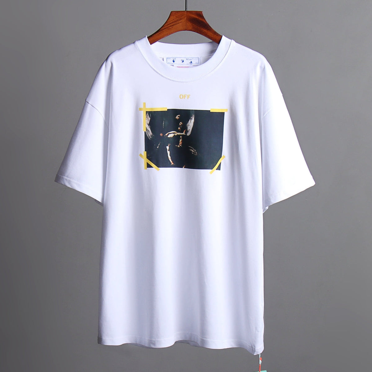 OFF-Whlte Arrow Logo Cotton T-shirt