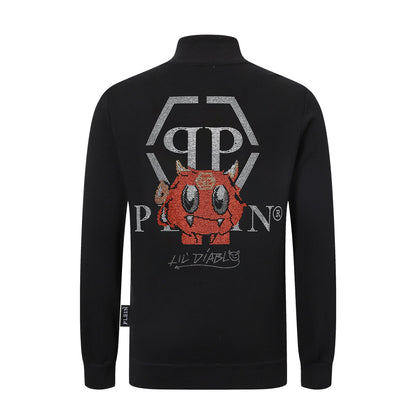PP Stand collar sweatshirt jacket #10