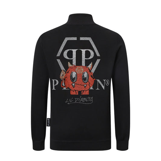 PP Stand collar sweatshirt jacket #10