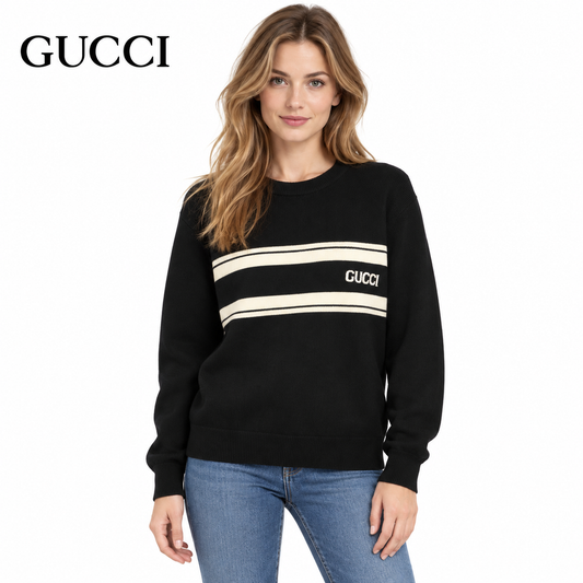Gucci Unisex Jacquard Crewneck Sweater