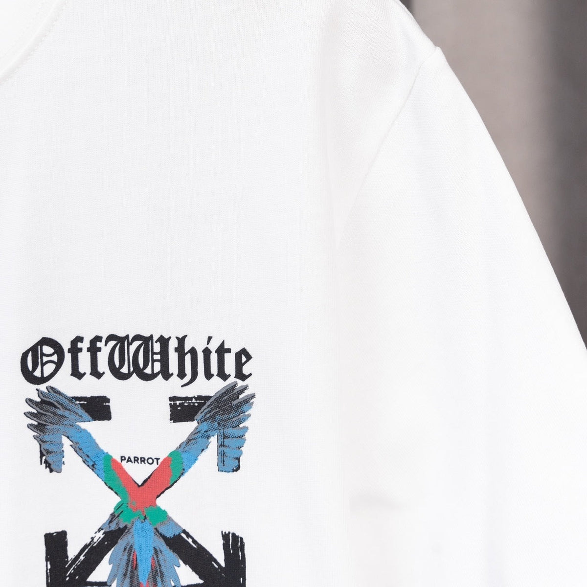 OFF-Whlte Arrow logo print T-shirt#86