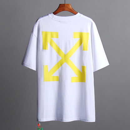OFF-Whlte Arrow Logo Cotton T-shirt