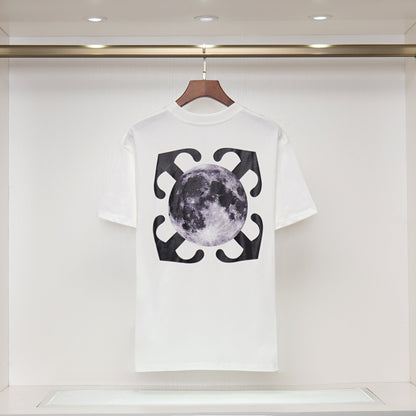 OFF-Whlte Arrow Logo Cotton T-shirt