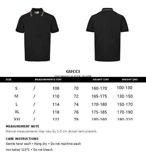 Gucci Web Stripe Collar GG Embroidered Polo Shirt