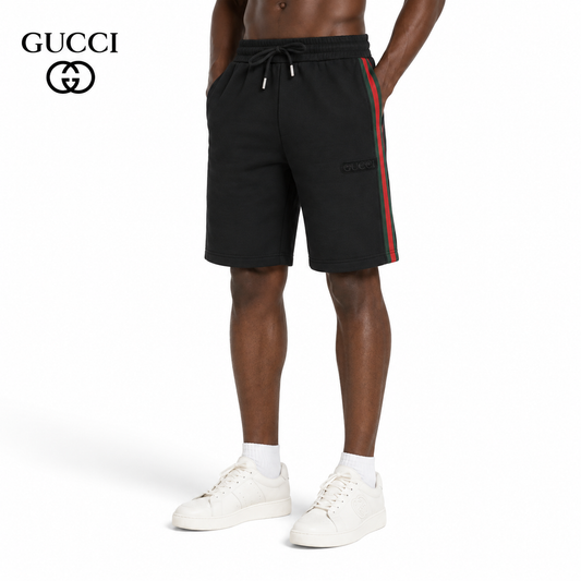Gucci Web Stripe Jersey Shorts