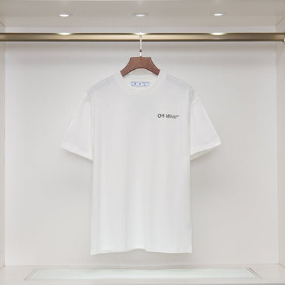 OFF-Whlte Arrow Logo Cotton T-shirt