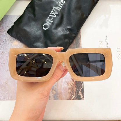 OFF-Whlte Arrow logo sunglasses #016