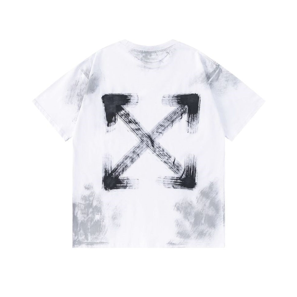 OFF-Whlte Arrow logo print T-shirt #97