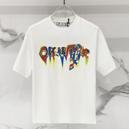 OFF-Whlte Arrow logo print T-shirt#91