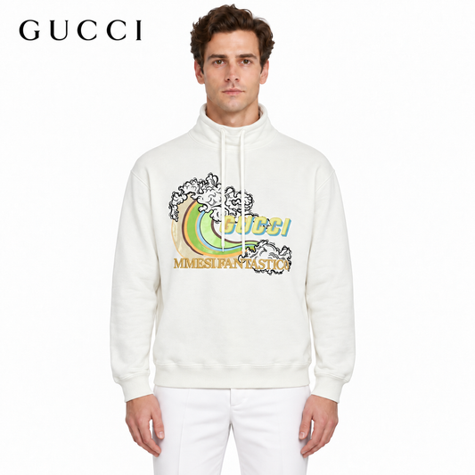 Gucci P185 Oversized Hoodie | Black & White
