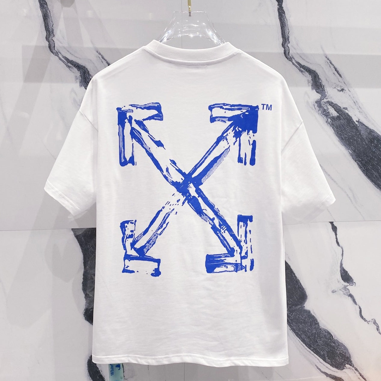OFF-Whlte Arrow Logo Cotton T-shirt-1184