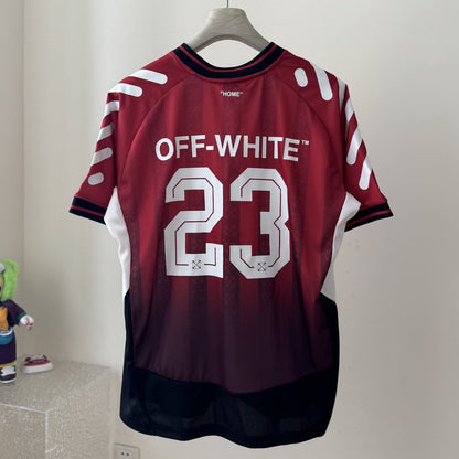 OFF-Whlte Short-sleeved soccer jersey#106