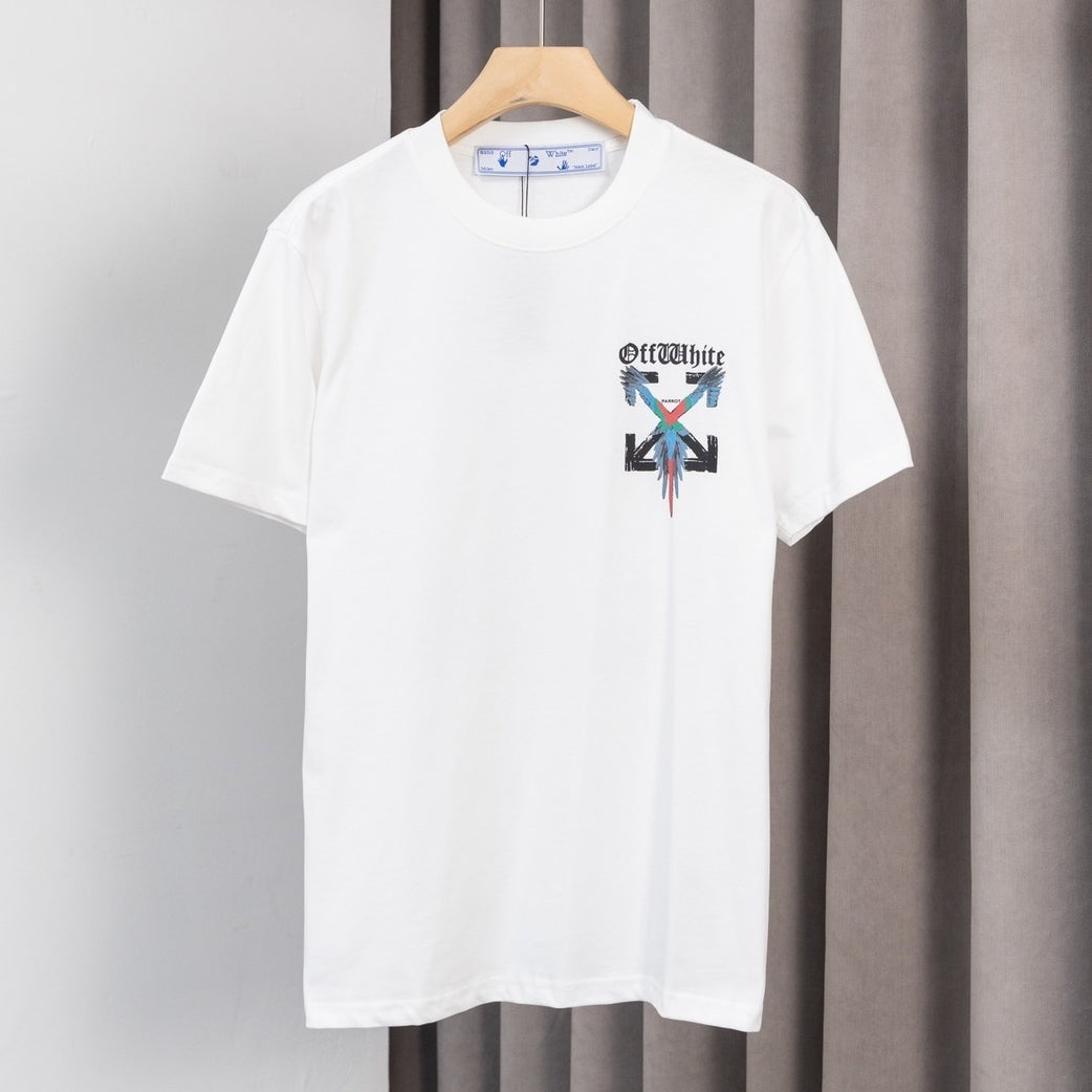 OFF-Whlte Arrow logo print T-shirt#86