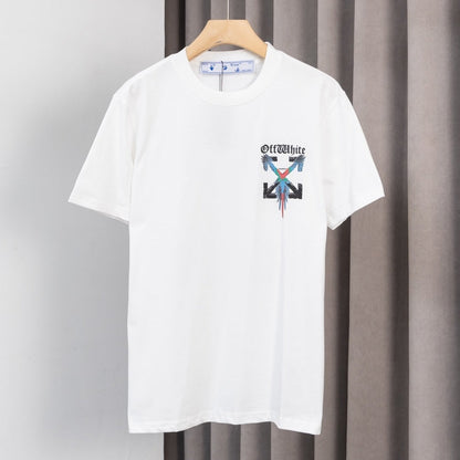 OFF-Whlte Arrow logo print T-shirt#86
