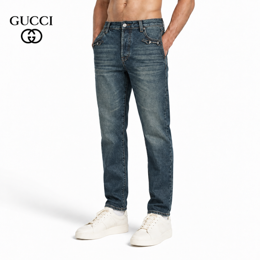 Gucci GG Monogram Web Stripe Jogger Pants