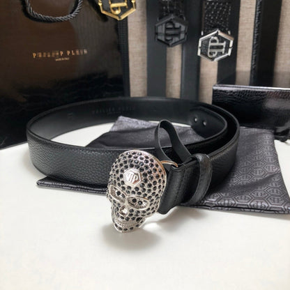 PP Leather Skull Belt#8