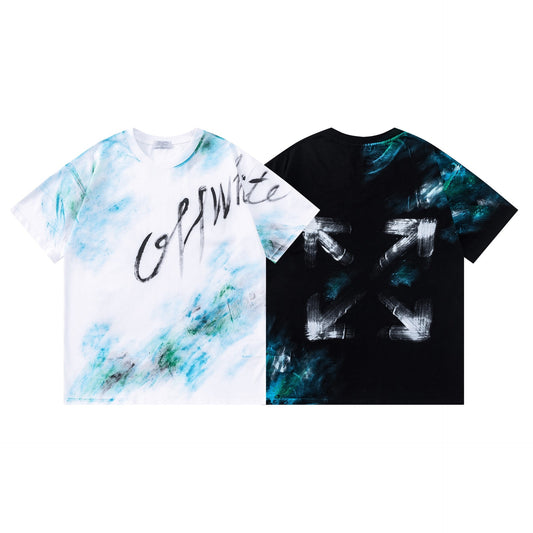 OFF-Whlte Arrow logo print T-shirt #93