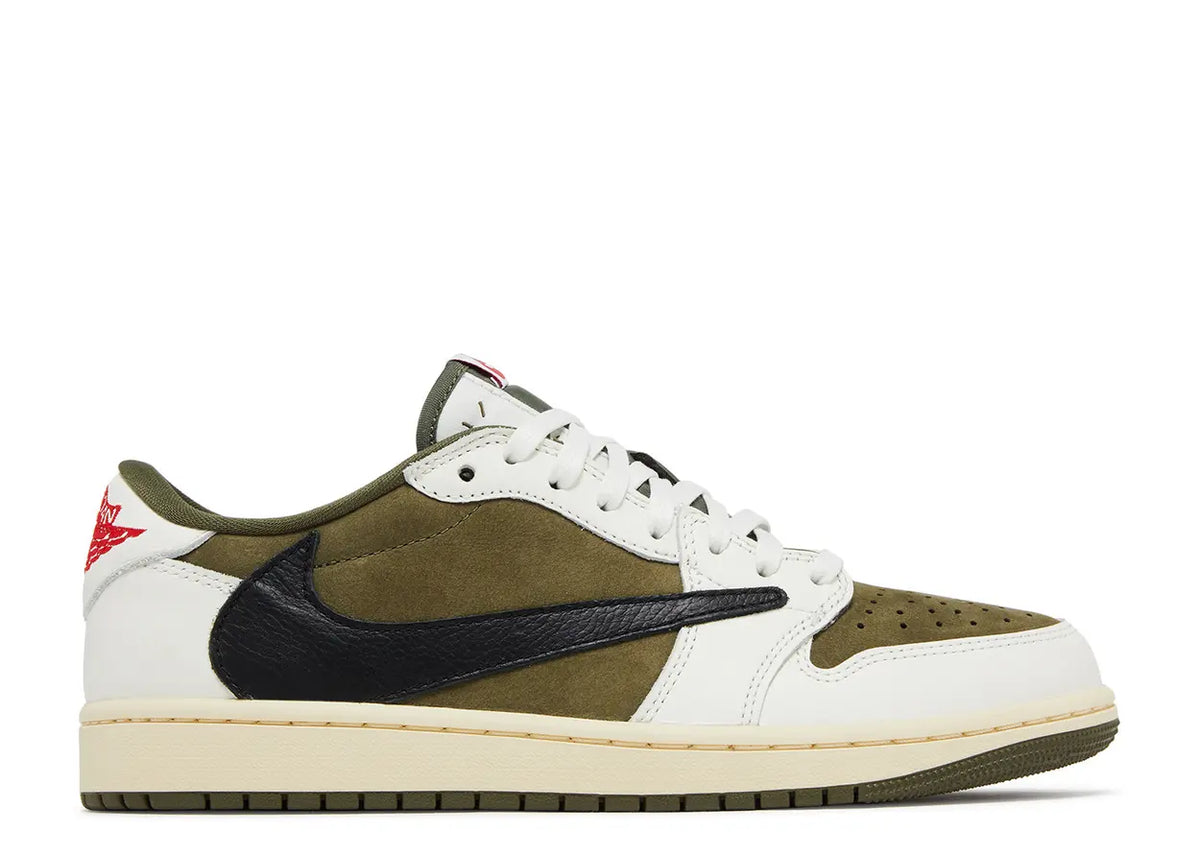 Travis Scott x Jordan 1 Low OG SP 'Reverse Olive / Medium Olive' - SP Reverse Olive / Medium Olive