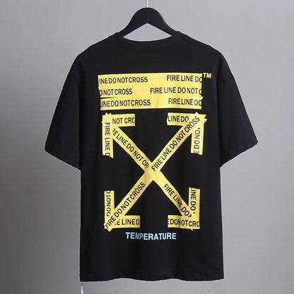 OFF-Whlte Arrow logo print T-shirt#87