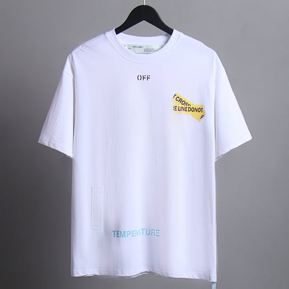 OFF-Whlte Arrow logo print T-shirt#87
