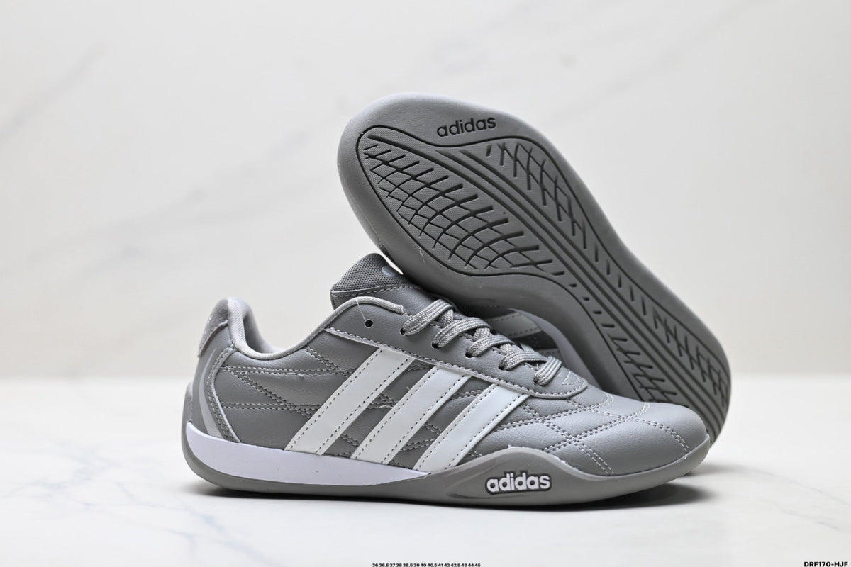 Adidas Herren Indoor-Trainingsschuhe Grau Weiß