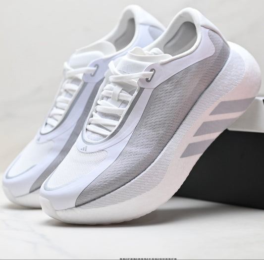 Adidas Performance Silver White Running Shoes
