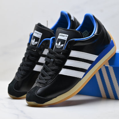 Adidas Porsche Design Black Blue Motorsport Leather Sneakers