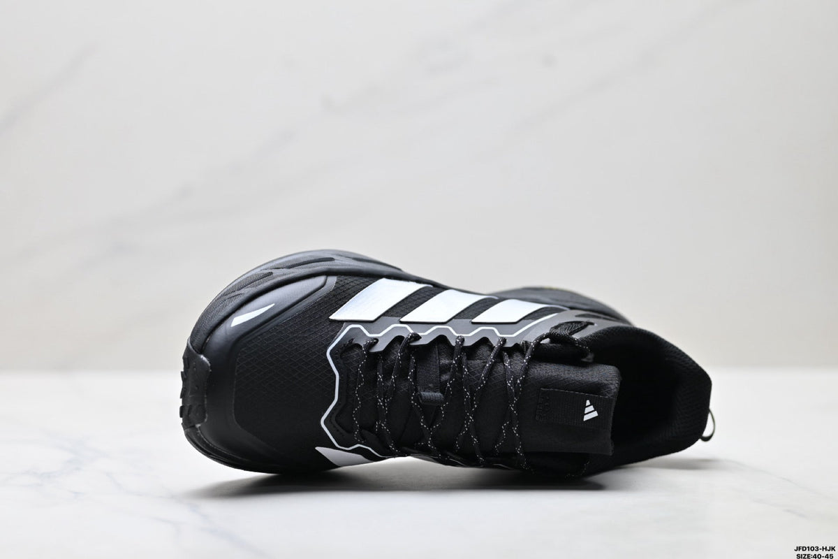 Adidas Wasserdichte Trailrunning-Schuhe – Schwarz-weiße Outdoor-Sneaker